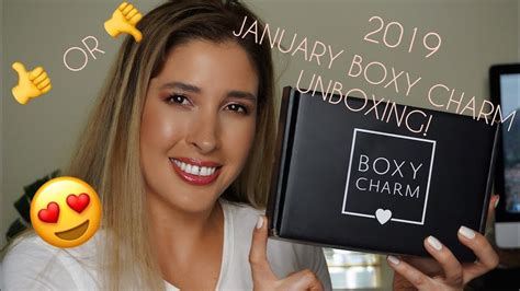 2019 JANUARY BOXYCHARM UNBOXING YouTube