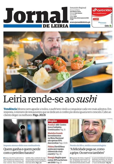 Capa Jornal De Leiria De 2016 01 28