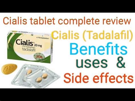 Cialis Tadalafil Tablet Complete Review In Urdu HindiBenefits Uses