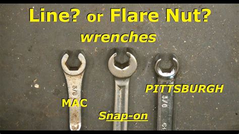 Line Or Flare Nut Wrench Comparison Youtube