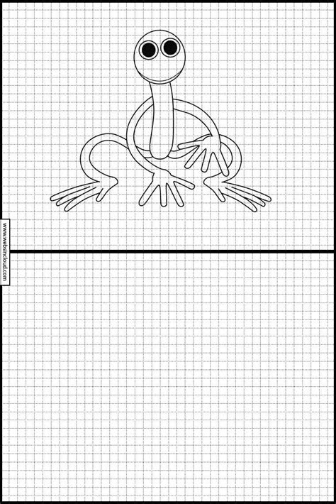 Desenhos Para Copiar Rainbow Friends