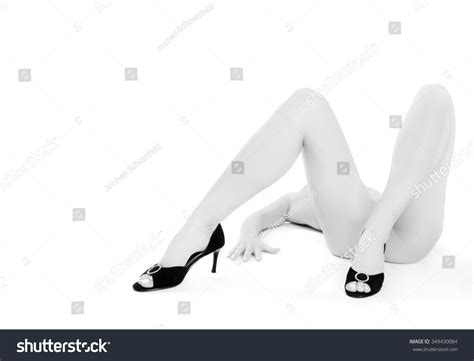 Legs Beautiful Nude Woman Black High Stock Photo Shutterstock