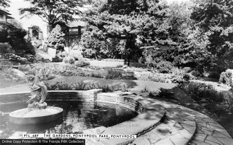 Pontypool Park The Gardens C1960 From Francis Frith Pontypool