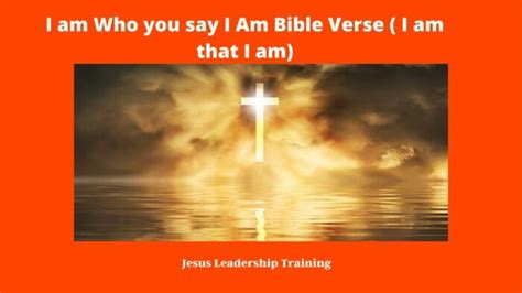 I am Who you say I Am Bible Verse (2024)