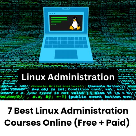 Best Linux Administration Courses Online Free Paid Course