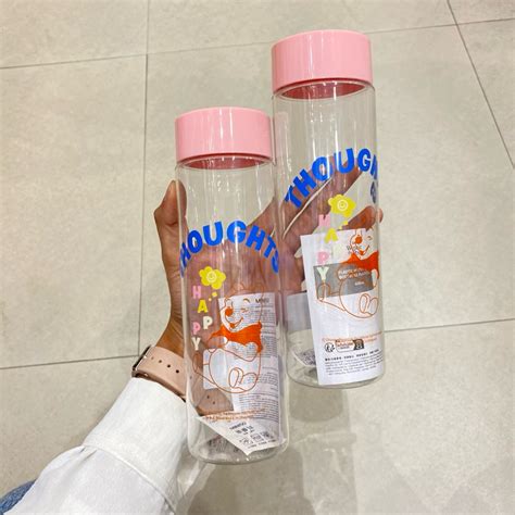 Miniso X Winnie The Pooh Plastic Water Bottle Ml Miniso Tumbler