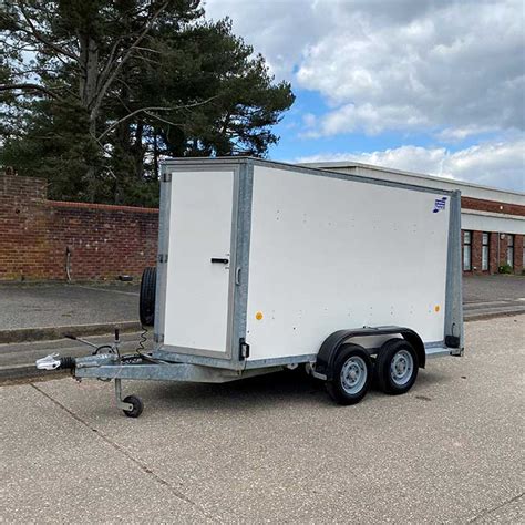 2700kg Ifor Williams BV105 Box Van Trailer T6 Cobham Trailer Hire