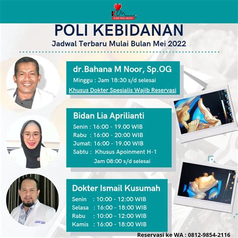 Daftar Dokter Klinik Ismail Medika