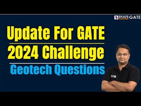 Gate Civil Engineering Update For Gate Challenge