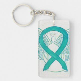 Teal Awareness Ribbon Meaning and Gifts - Awareness Gallery Art