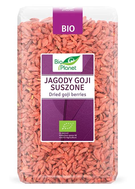 Jagody goji suszone bio 1 kg Najniższa cena BIO PLANET sklep