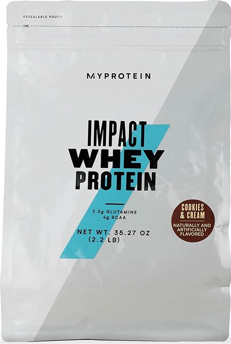 Протеин MyProtein Impact Whey Protein Cookies and Cream 2.5kg - купить ...