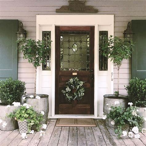 Outdoor Planters Promising To Be Show Stealing Front Porch Decorating Front Porch Design