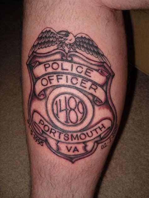 Police Badge Police Officer Tattoo Inspiration Polynesian Tattoo