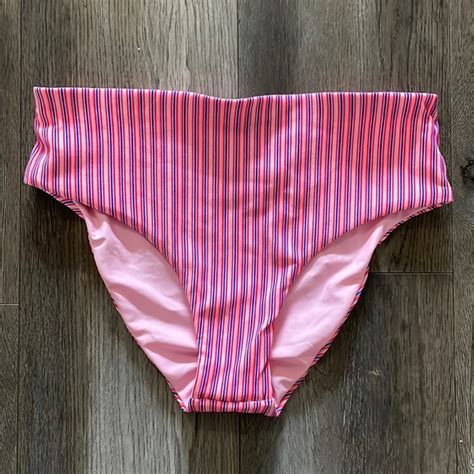 Hurley Swim Reversible Highwaisted High Cut Bikini Bottoms Poshmark