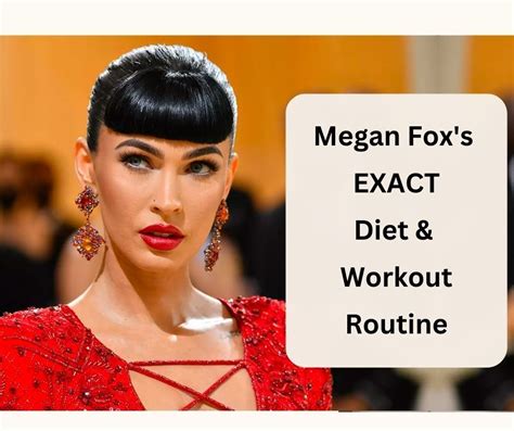 Megan Fox Diet And Exercise 2024 - Rycca Karalee