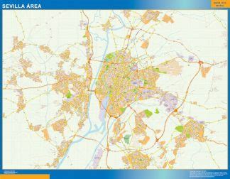 Mapa Carreteras Zaragoza Area Magn Tico Enmarcado Para Imanes Mapas