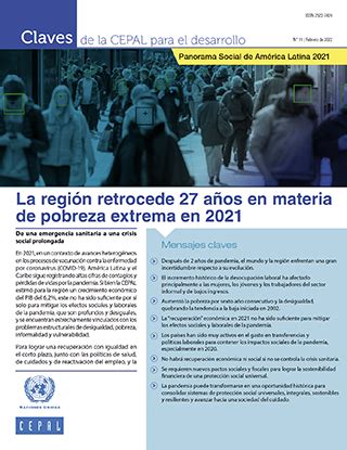 Claves de la CEPAL para el desarrollo Nº 11 Panorama Social de América Latina 2021 CEPAL