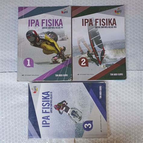 Jual Ipa Fisika Kelas 1 2 3 Vii Viii Ix Smp Kurikulum 2013 Revisi Erlangga Original Tim Abdi