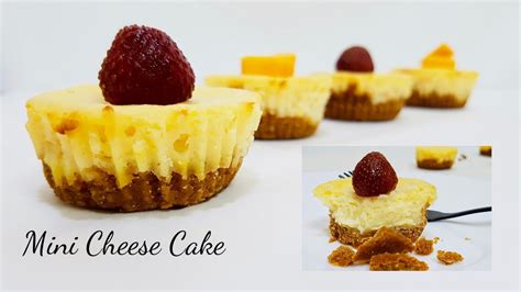 Easy Mini Cheesecakes Recipe The Key Of Taste Youtube