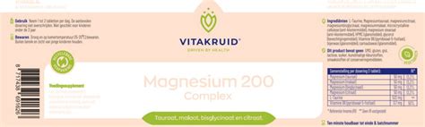 Vitakruid Magnesium Complex Tabletten Bol