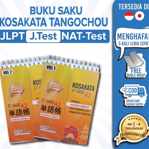 Jual Buku Saku Kosakata Jft Volume Dan Tangochou Kamus Belajar Dan