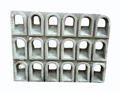 35cm Gray Rectangle Concrete Jali For Home At Rs 55 Piece In