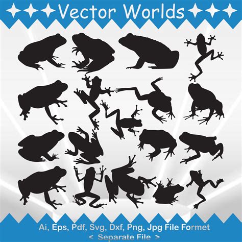 Frog Silhouette Vector Free