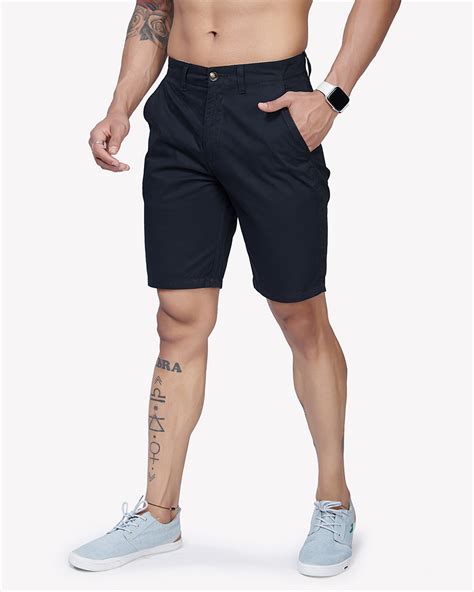 Buy Mens Black Shorts Online At Bewakoof