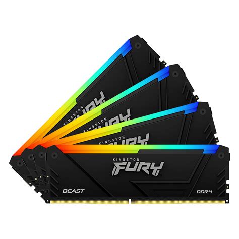 Kingston FURY Beast RGB 32GB (4x 8GB) 3200MT/s DDR4 RAM ...