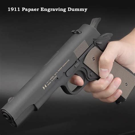 Tactifans Gravação De Papel Modelo Número 1911 Pistola Diy Puzzle Gun