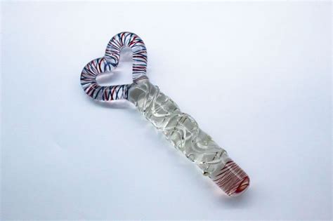 Glass Dildo Love Heart