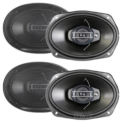 Pioneer TS-G6930F | 6x9 Inch 400W 4 Ohm 3-Way Coaxial Speakers (4 Pack)
