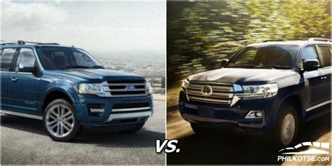 Car Comparison Ford Expedition Vs Toyota Land Cruiser Philippines