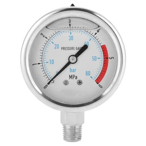 Medidor De Gua Hidr Ulica Pressure Gauge Escala Dupla Off