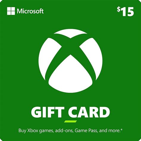 Microsoft Xbox $15 Gift Card [Digital] K4W-00023 - Best Buy