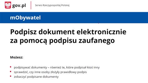 Czym Jest Podpis Zaufany Jak Z Niego Korzysta