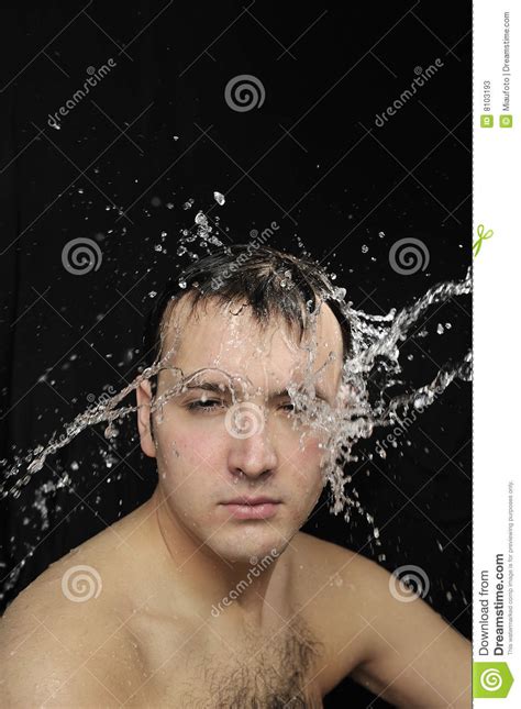 Splash Stock Image Image Of Naked Spatter Eyes Black