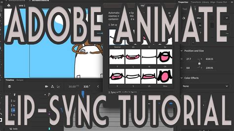 Auto Lip Sync Tutorial Adobe Animate Quick And Simple Youtube