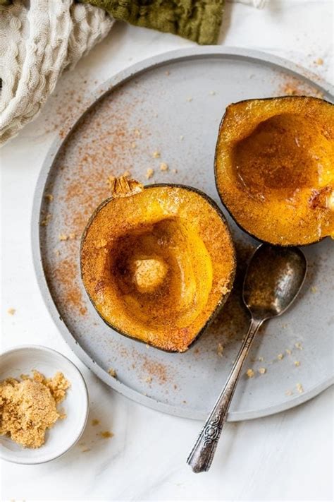 Roasted Acorn Squash With Brown Sugar Skinnytaste