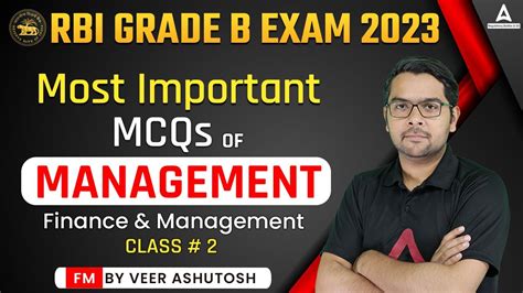 Most Important Mcqs Of Management Rbi Grade B Fm Preparation