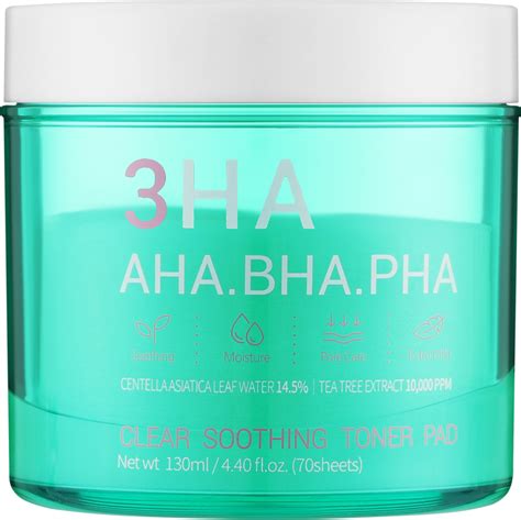 Esfolio 3HA Clear Soothing Toner Pad - Почистващи тонер тампони за лице ...