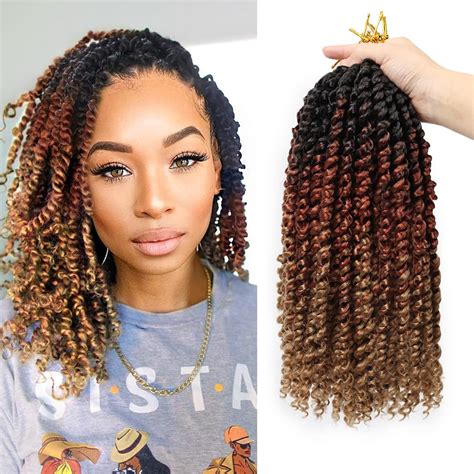 Amazon 8 Packs Passion Twist Hair 12 Inch Water Wave Crochet Hair