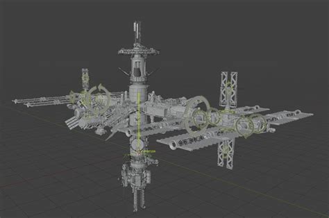 Space station 3D model rigged | CGTrader