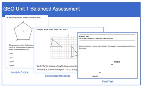 End Of Unit Assessment For Unit 1 Math