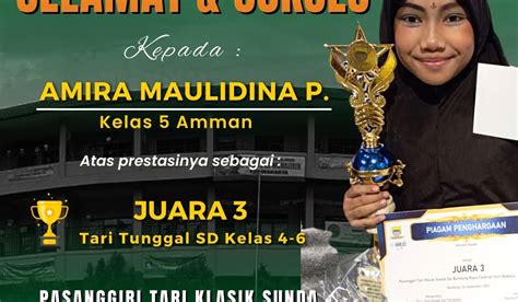 SD PLUS 2 AL MUHAJIRIN PURWAKARTA Prestasi Siswa SD Plus 2 Al