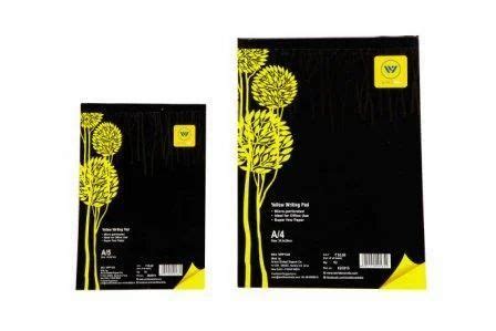 Paper Soft Bound Yellow Note Pads at Rs 60/piece in New Delhi | ID ...