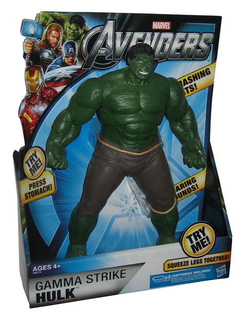 Marvel Comics The Avengers Gamma Strike Talking Hulk 10 Hasbro Figure