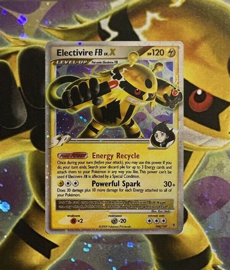 Pokémon TCG Electivire FB LV X Platinum Supreme Victors 144 147 Ultra