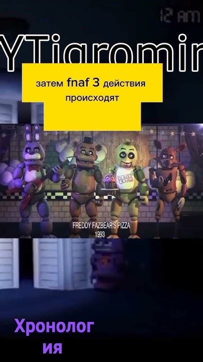 хронология фнаф? - YouTube